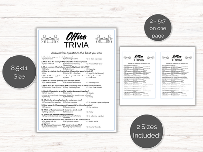 Office Trivia Game