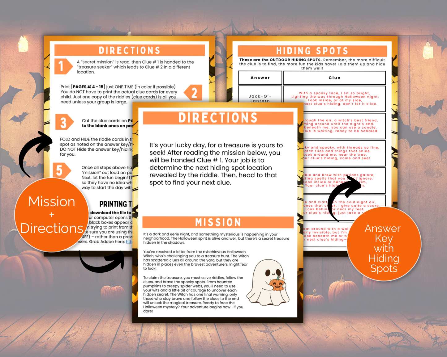 Outdoor Halloween Scavenger Hunt