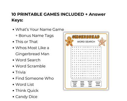 Gingerbread Game Bundle