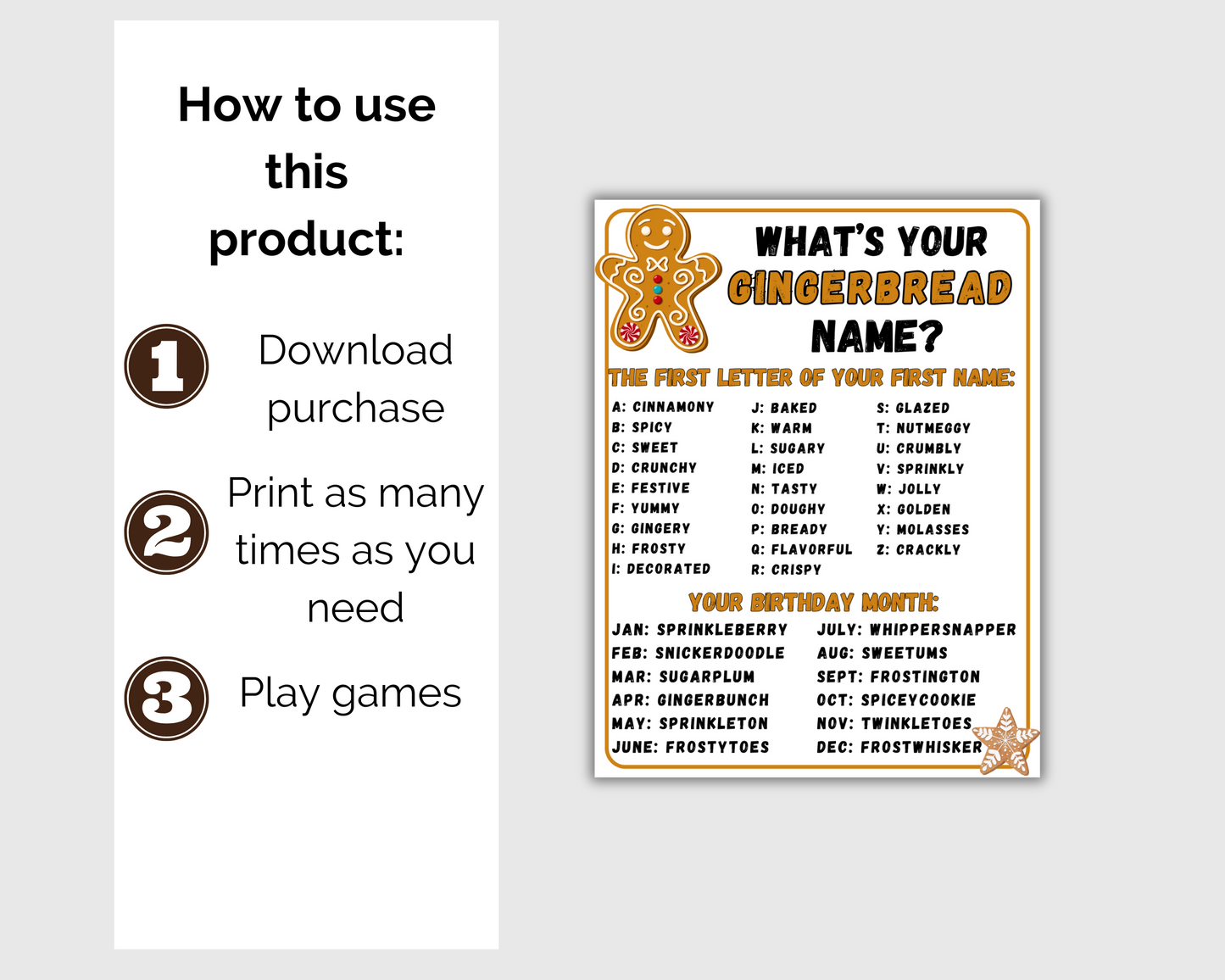 Gingerbread Game Bundle