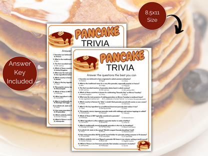 Pancake Trivia Game