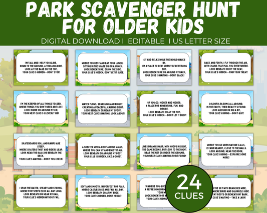 Park Scavenger Hunt