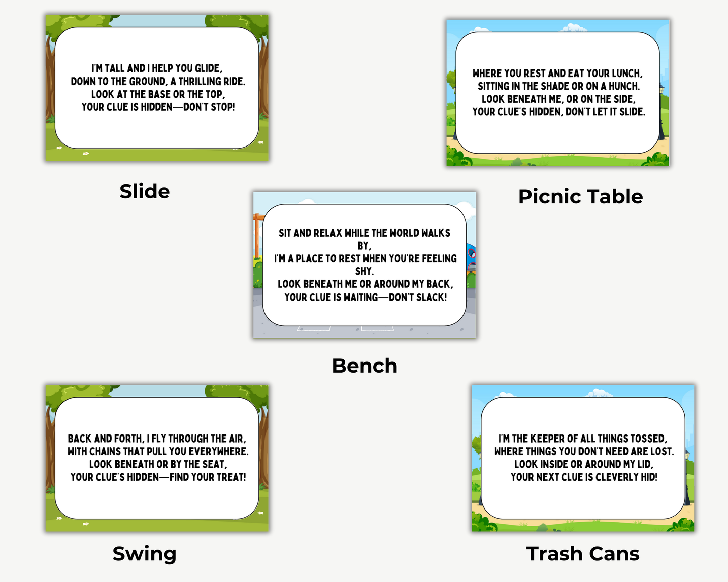 Park Scavenger Hunt