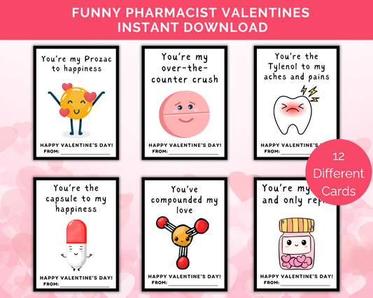 Funny Pharmacy Valentine Cards