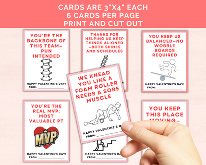 Funny Physical Therapist Valentine Cards