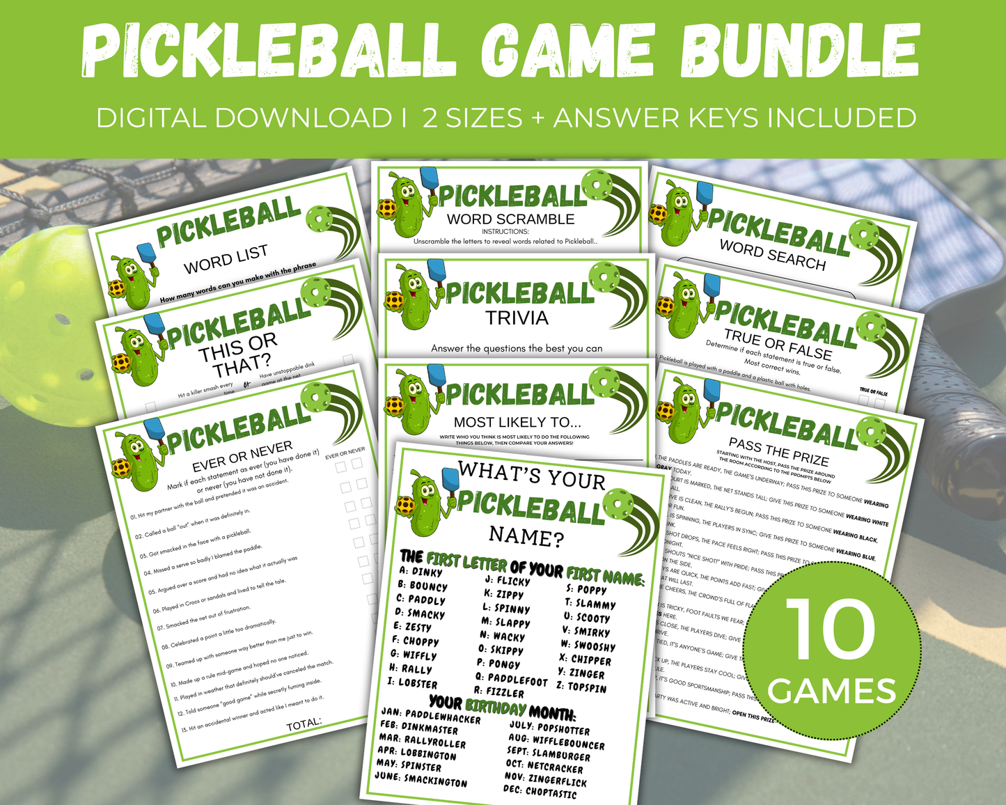 Pickleball Game Bundle