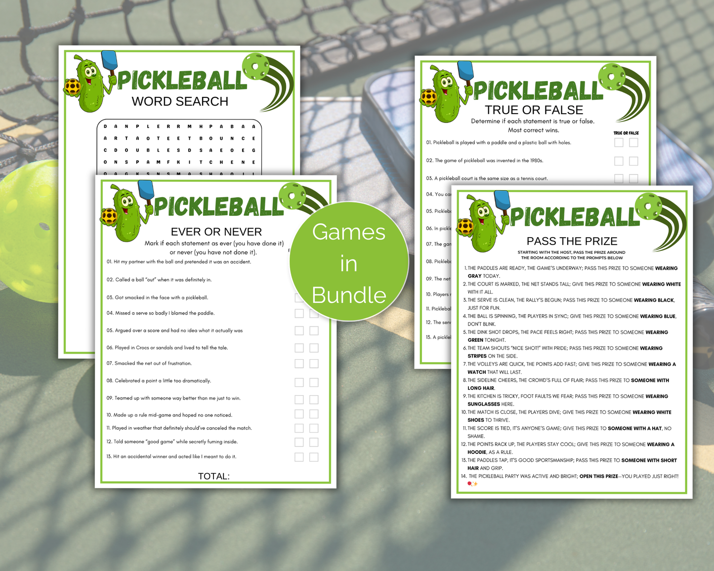 Pickleball Game Bundle