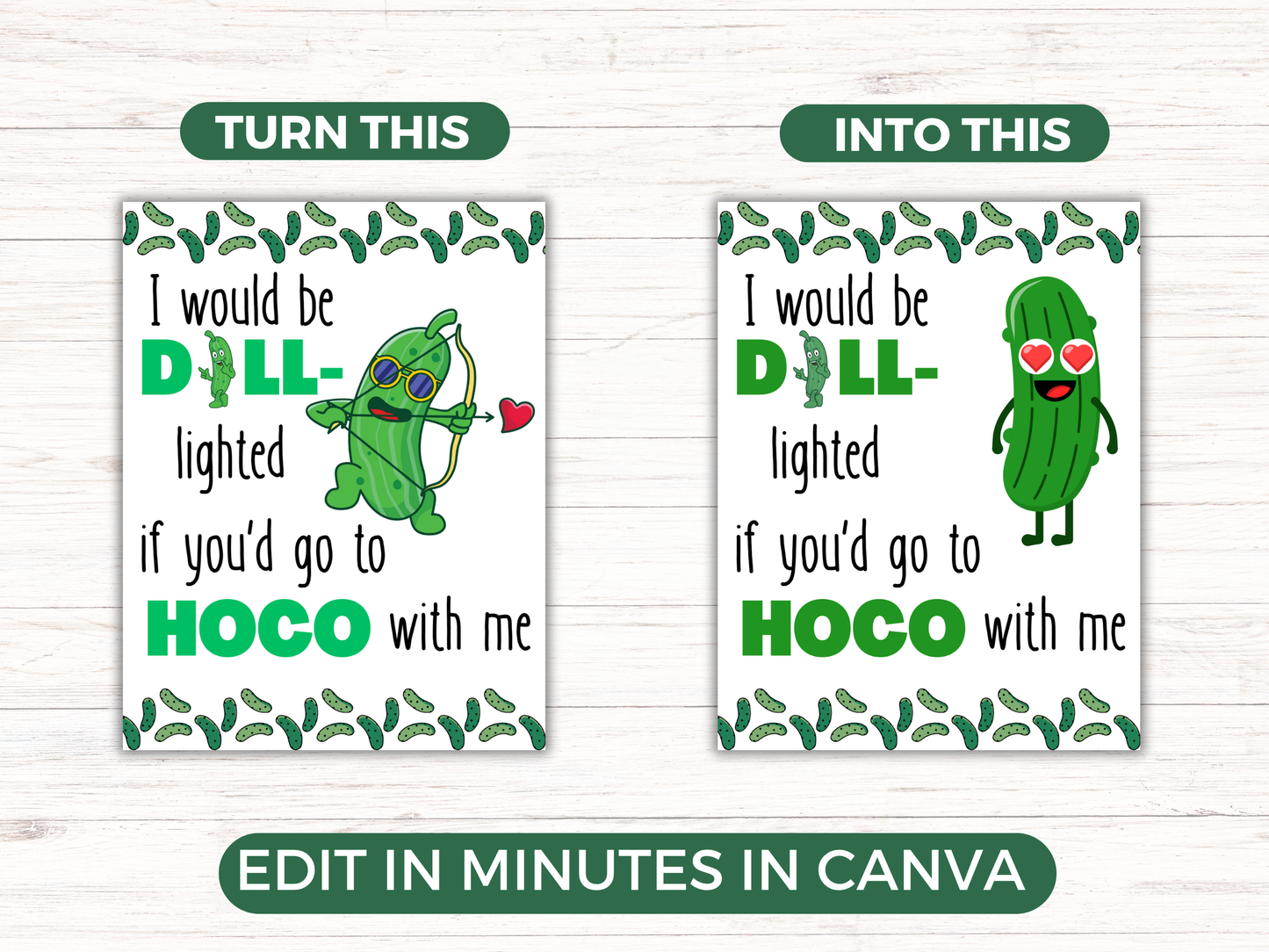 Editable Pickle Homecoming Proposal Sig