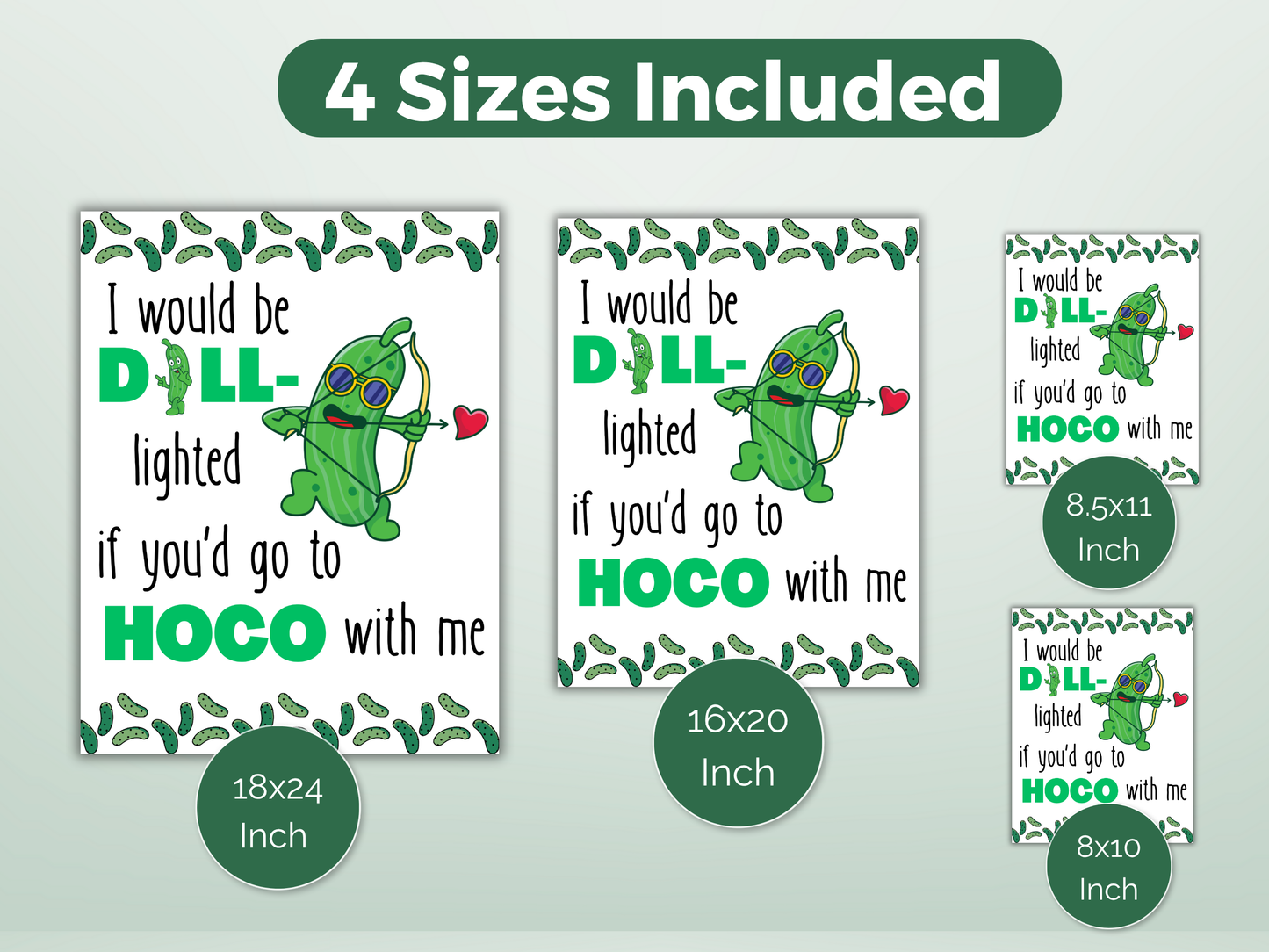 Editable Pickle Homecoming Proposal Sig