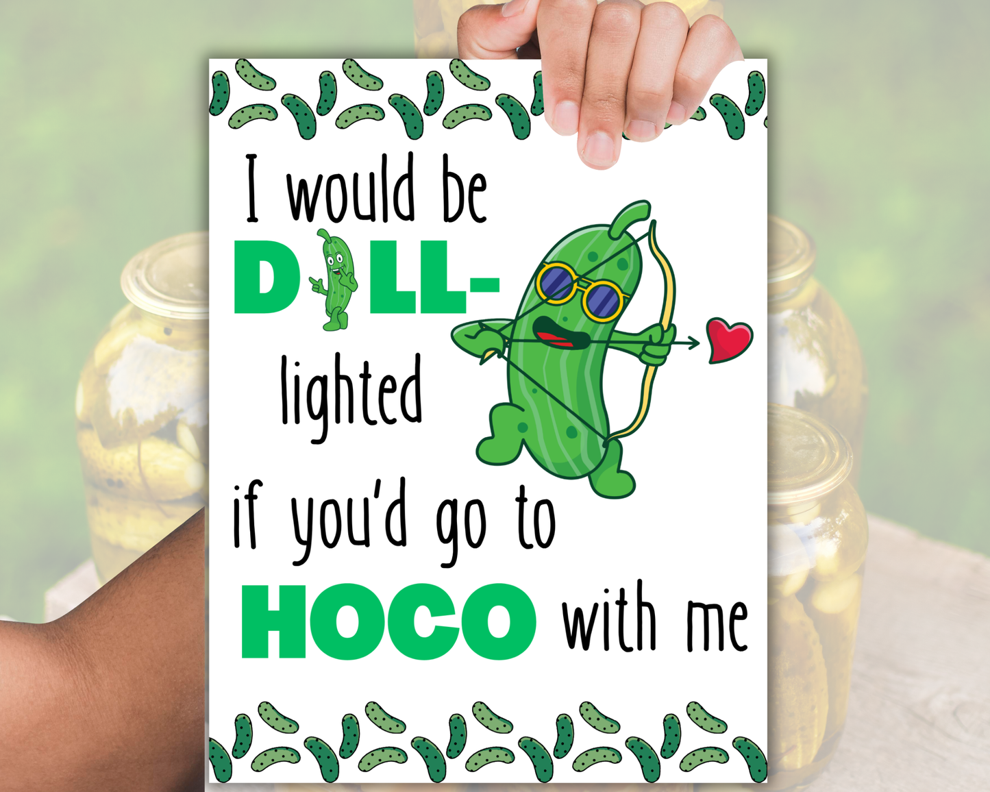 Editable Pickle Homecoming Proposal Sig