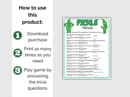 Pickle Trivia Game
