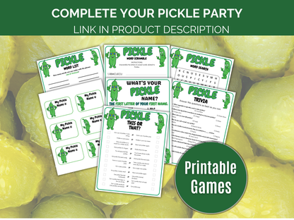 Pickle Trivia Game