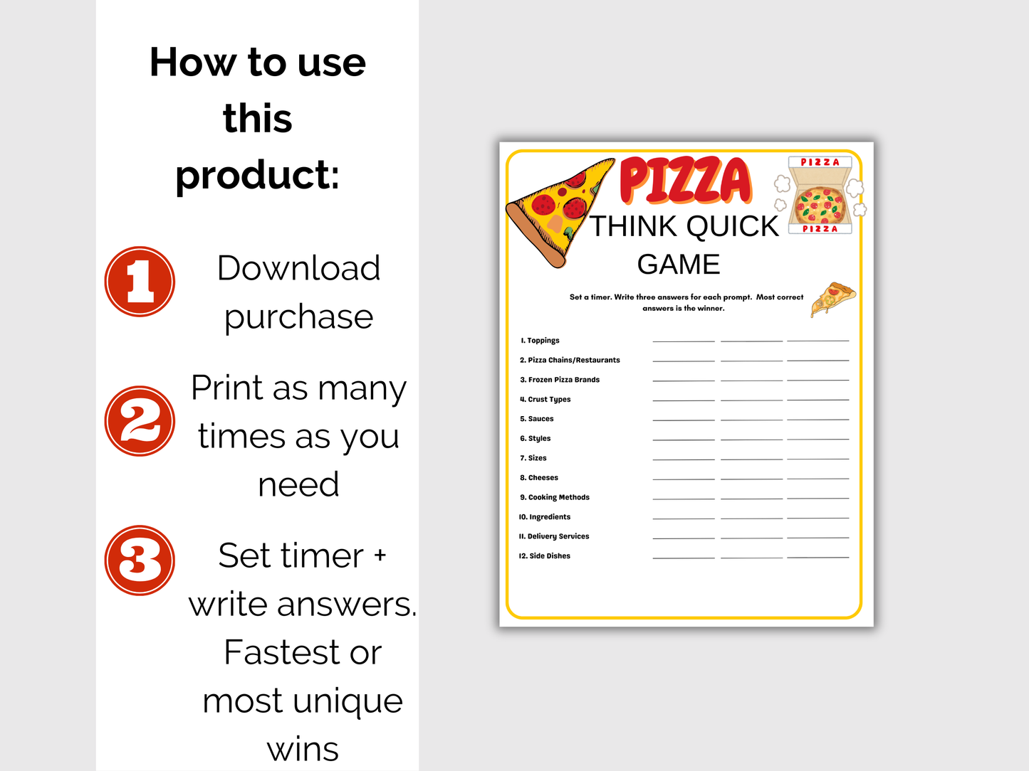 Pizza Think Quick