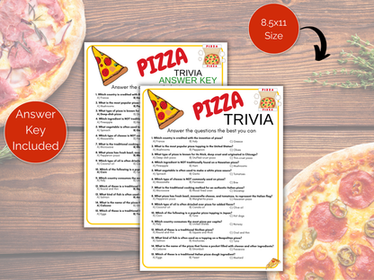 Pizza Trivia Game