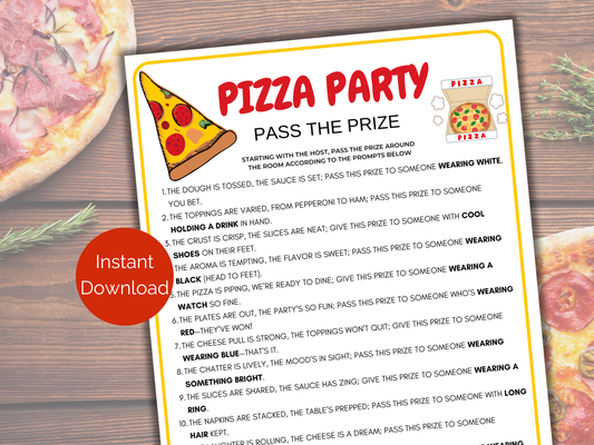 Pizza Pass The Prize