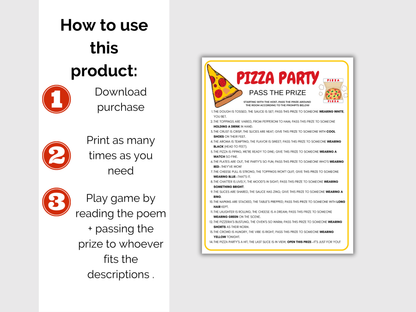Pizza Pass The Prize