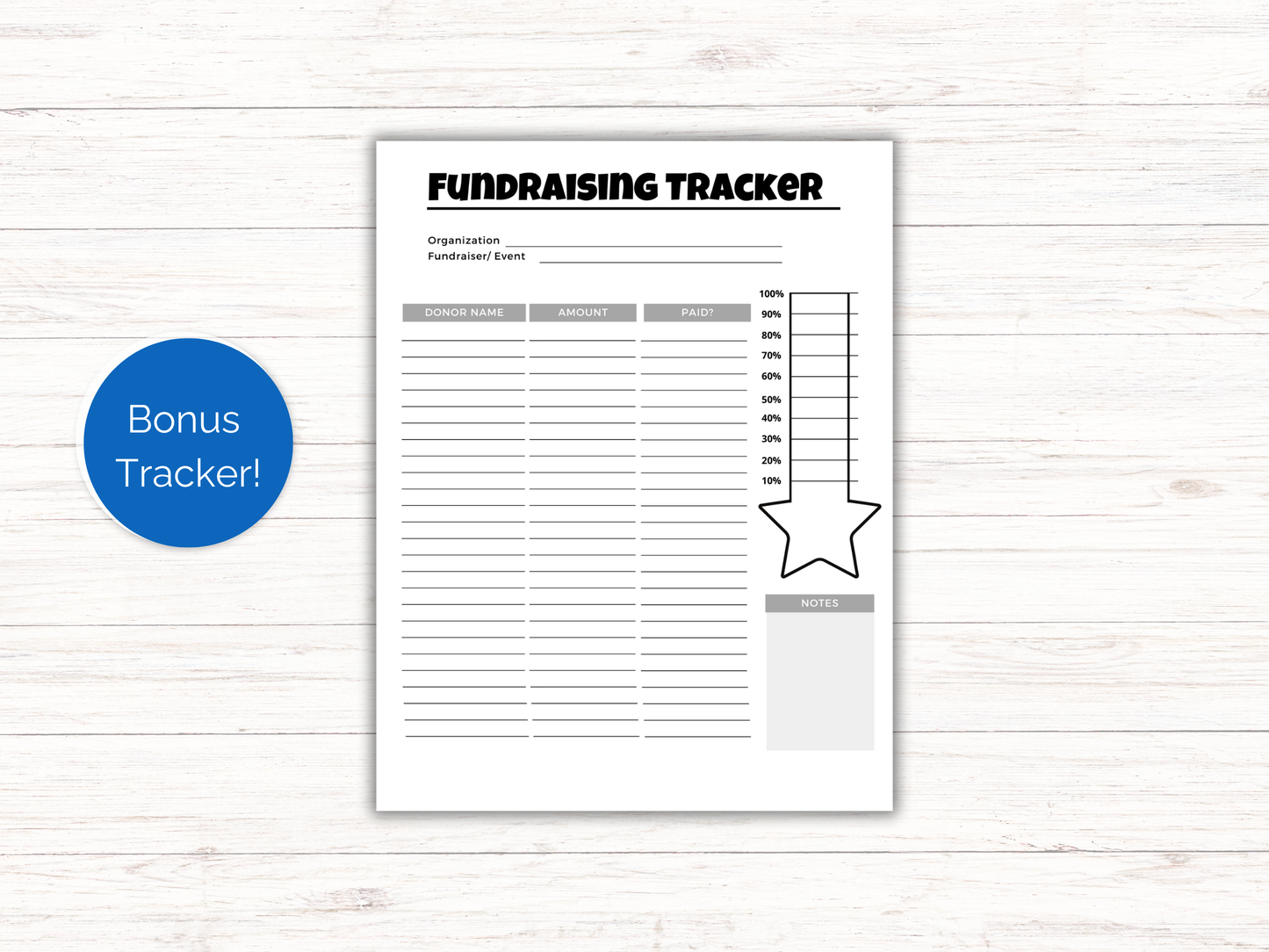 Editable Fill My Plane Fundraiser Template