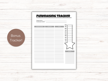 Editable Fill My Ballet Shoe Fundraiser Template