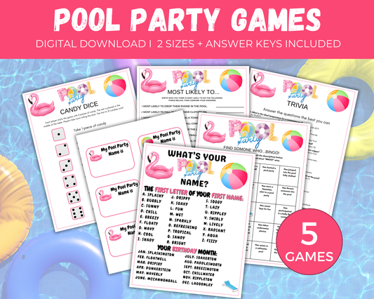 Pool Party Game Bundle