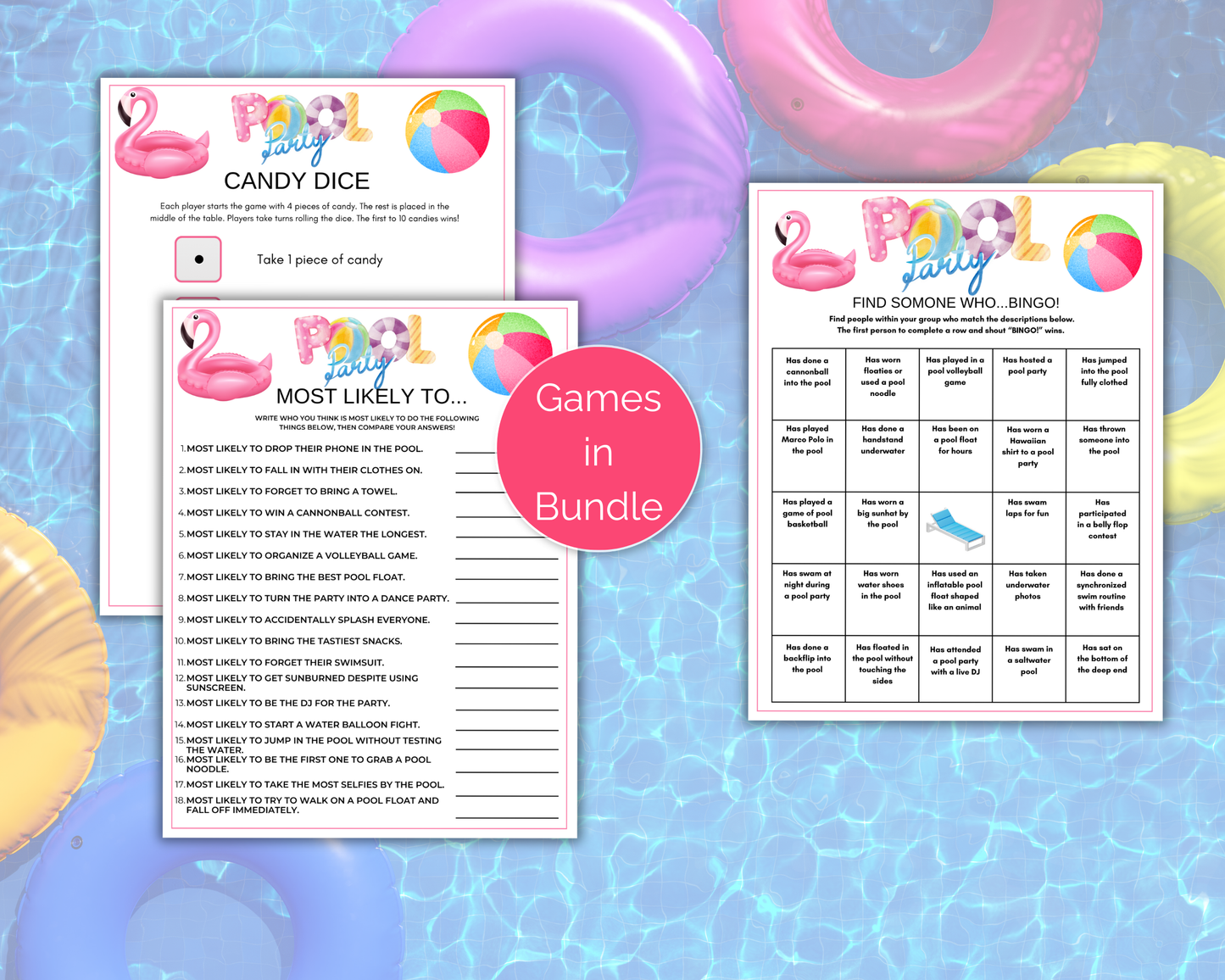 Pool Party Game Bundle