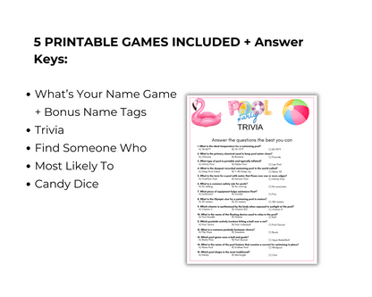 Pool Party Game Bundle