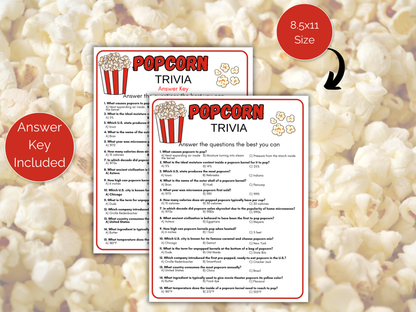 Popcorn Trivia Game
