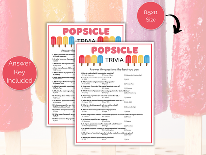 Popsicle Trivia Game