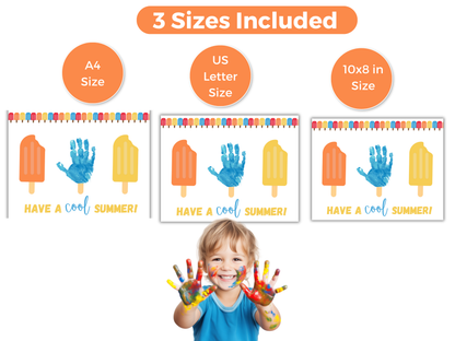 Popsicle Handprint Art