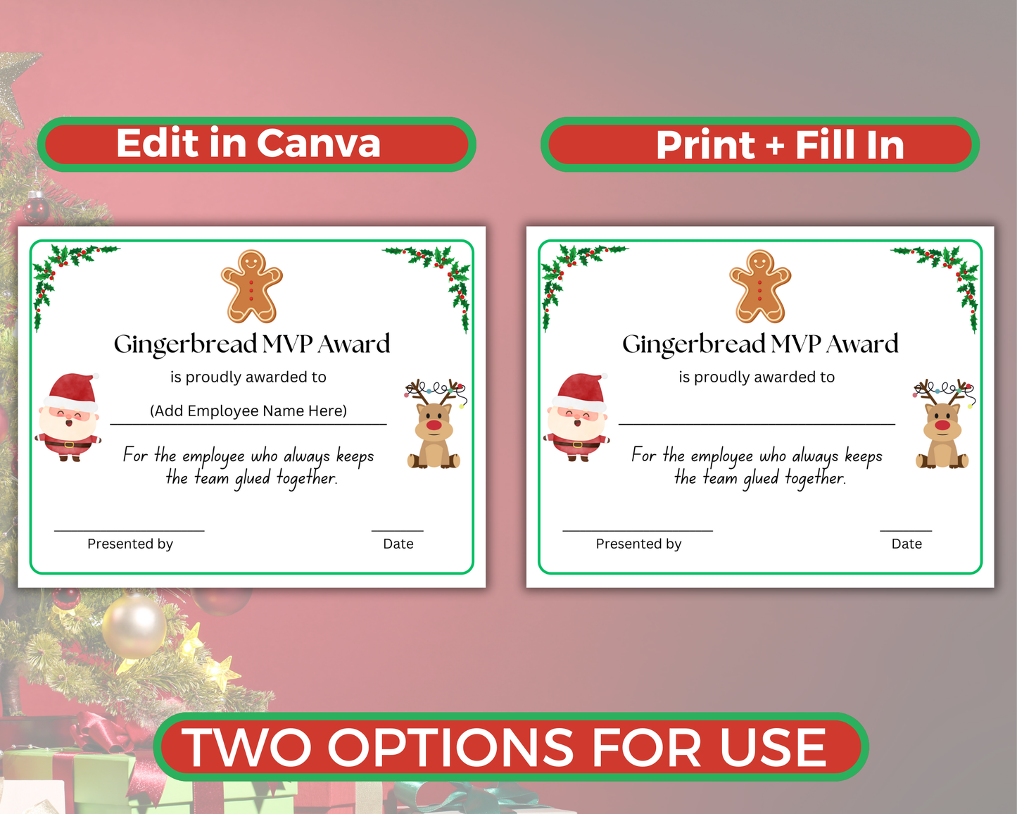 Funny Christmas Employee Awards