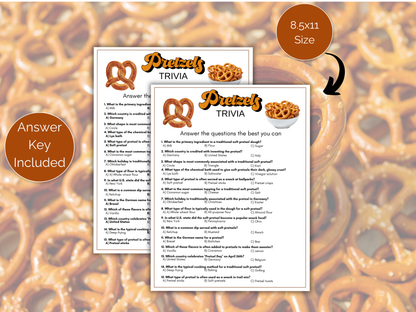Pretzel Trivia Game