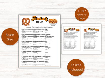 Pretzel Trivia Game