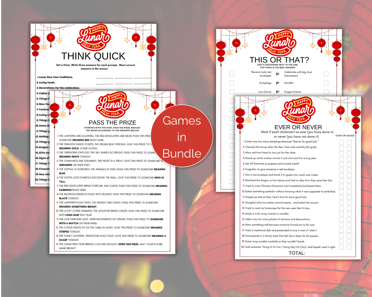 Lunar New Year Game Bundle