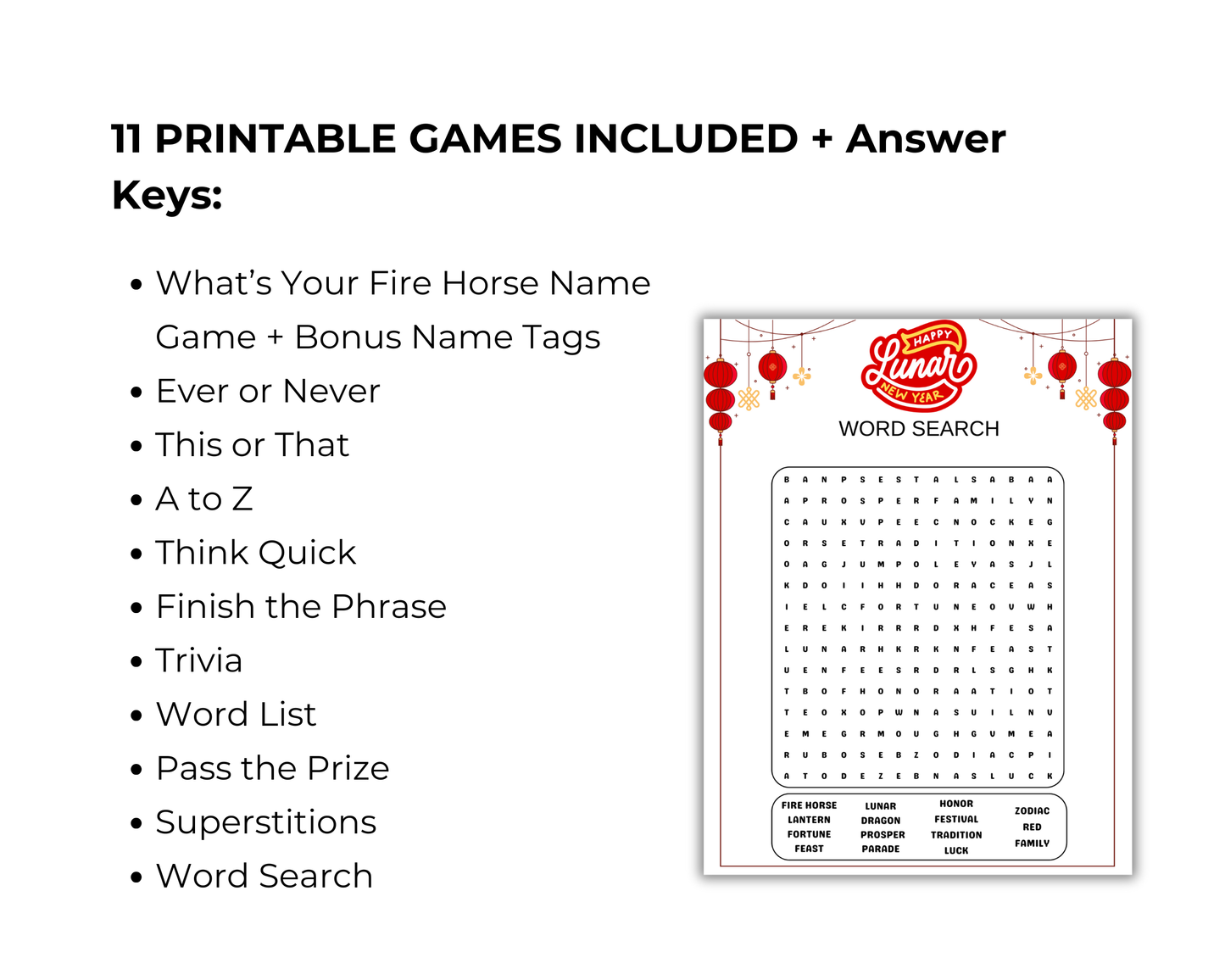 Lunar New Year Game Bundle