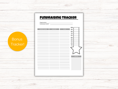 Editable Fill My Dress Fundraiser Template