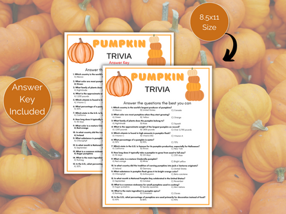 Pumpkin Trivia Game