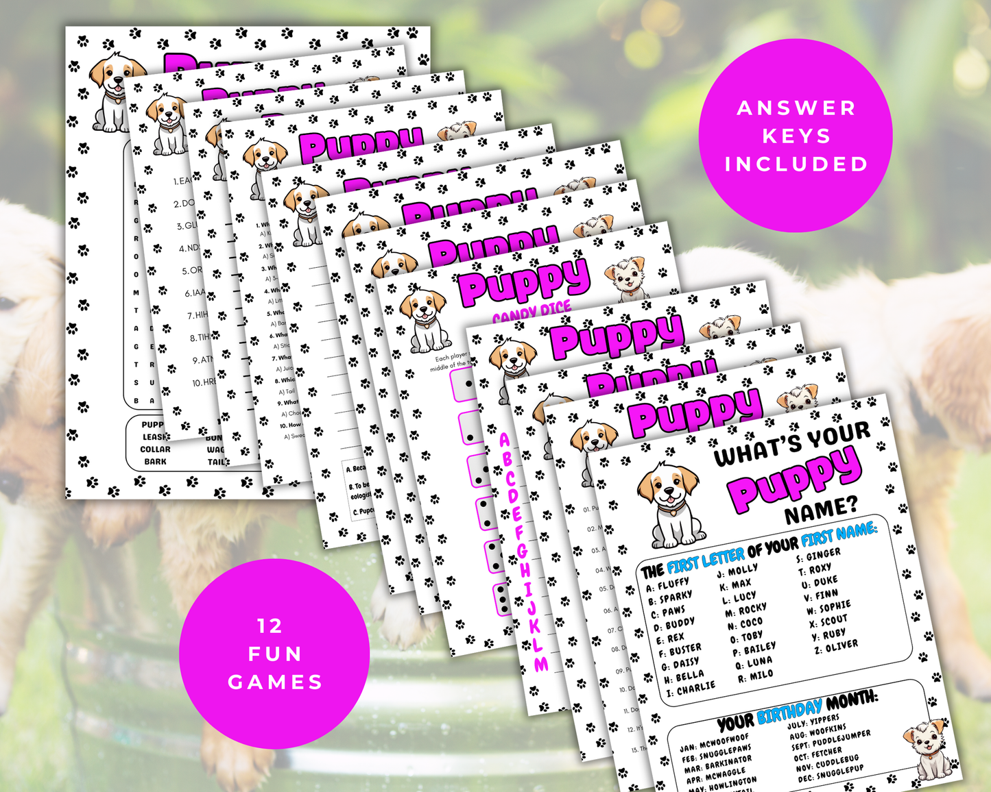 Dog Party Games