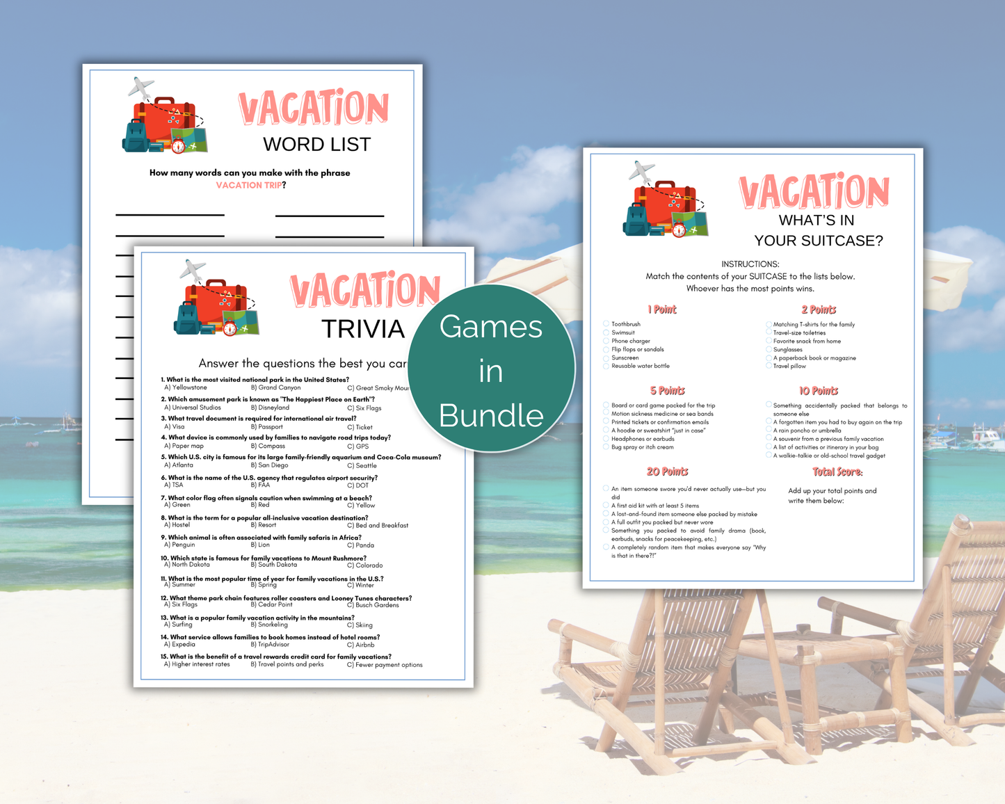 Vacation Game Bundle