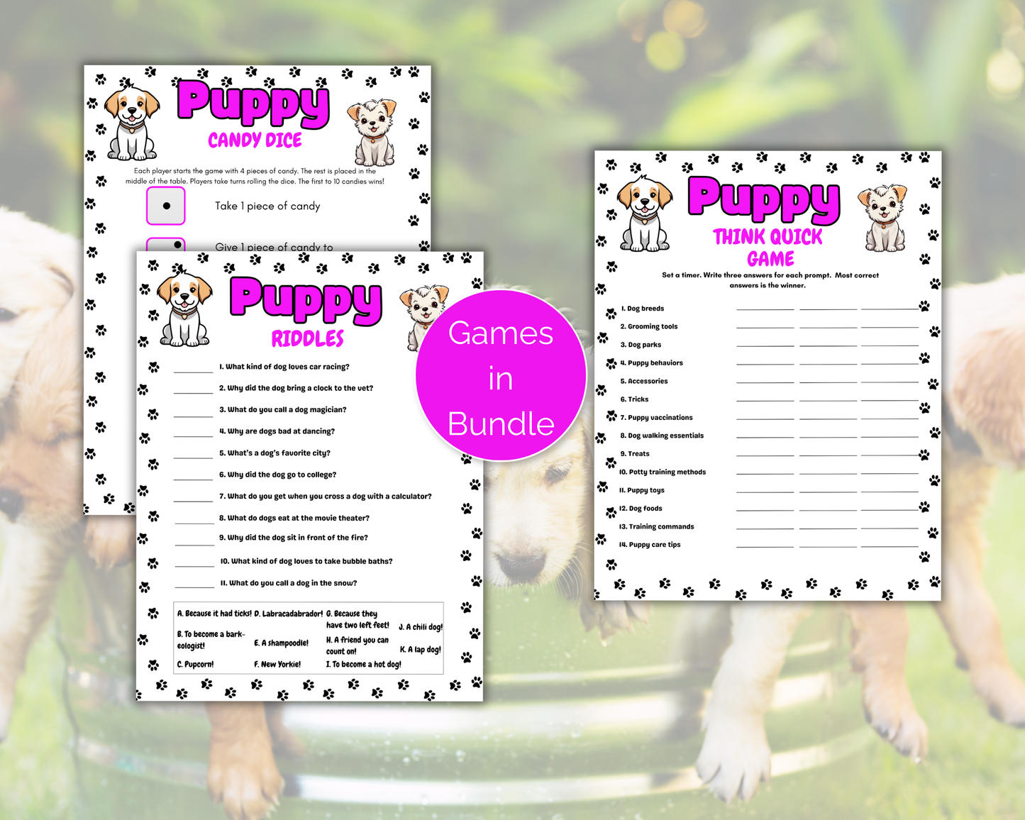 Dog Party Games