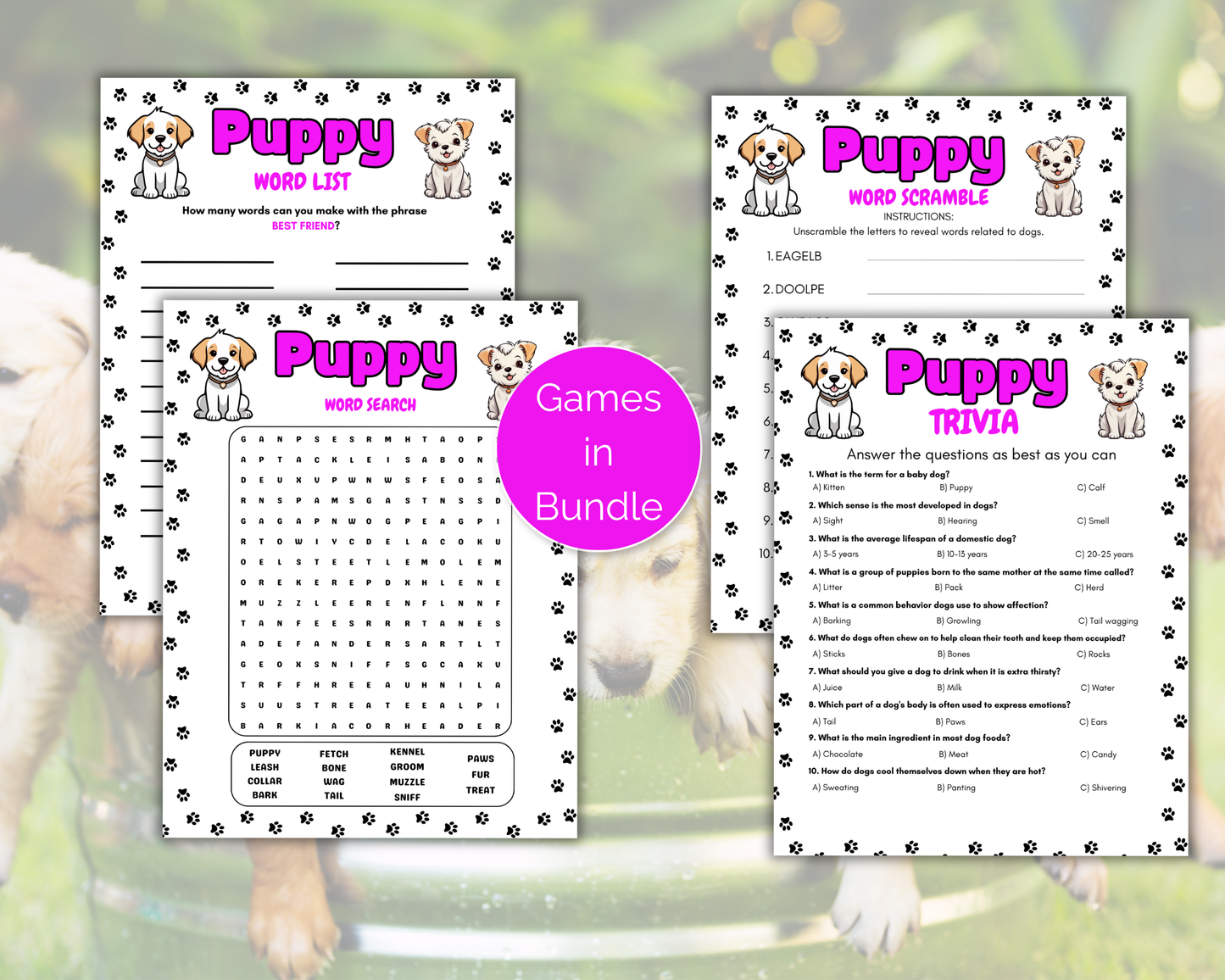 Dog Party Games