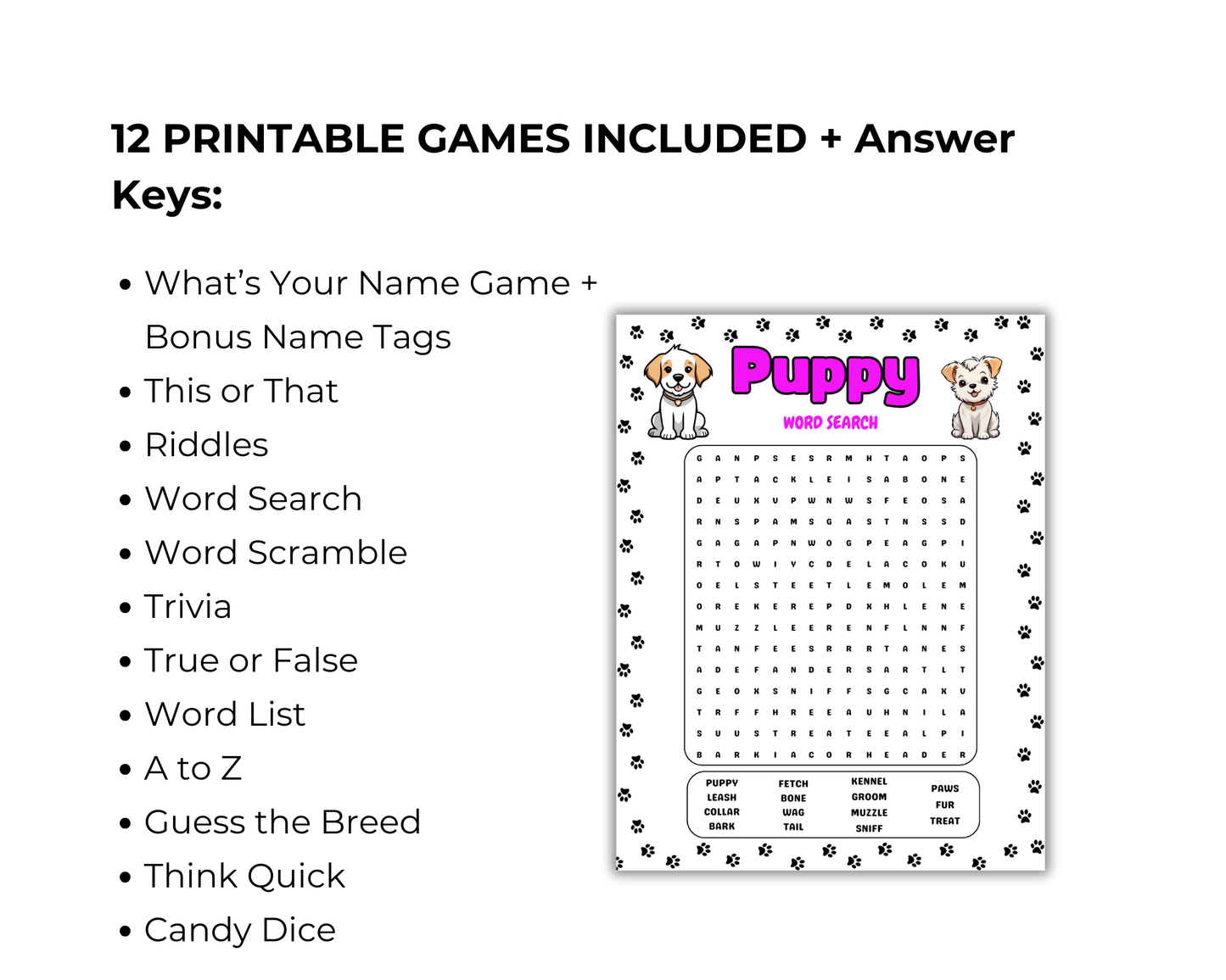 Dog Party Games