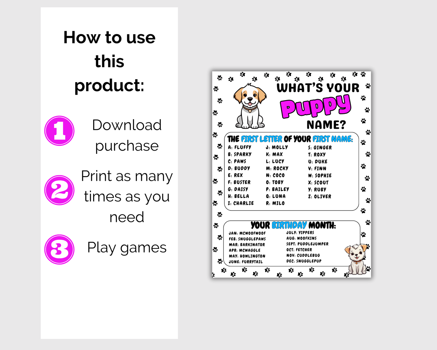 Dog Party Games