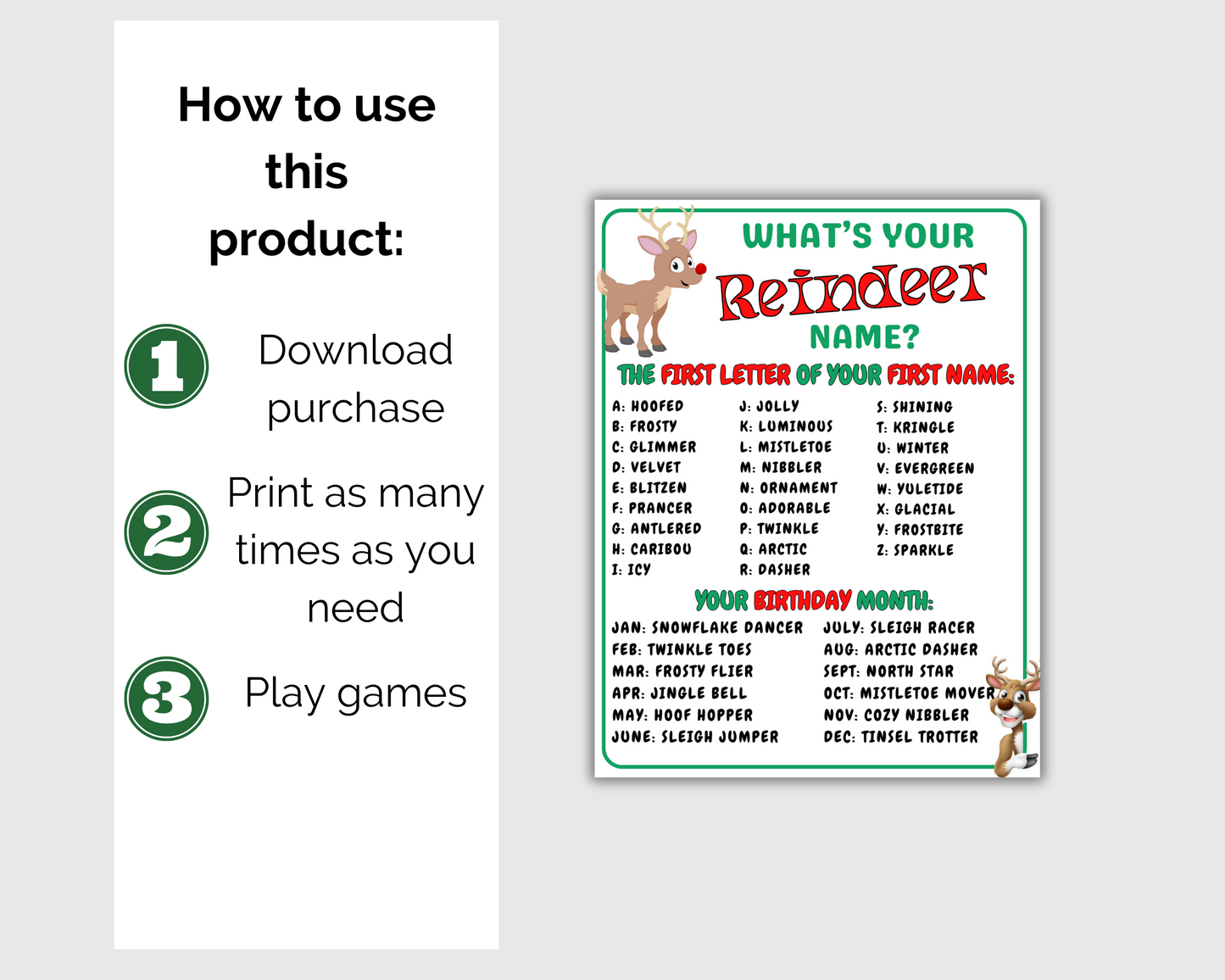 Reindeer Game Bundle