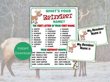 What's Your Reindeer Name