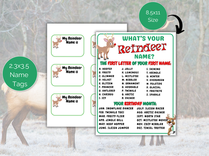 What's Your Reindeer Name