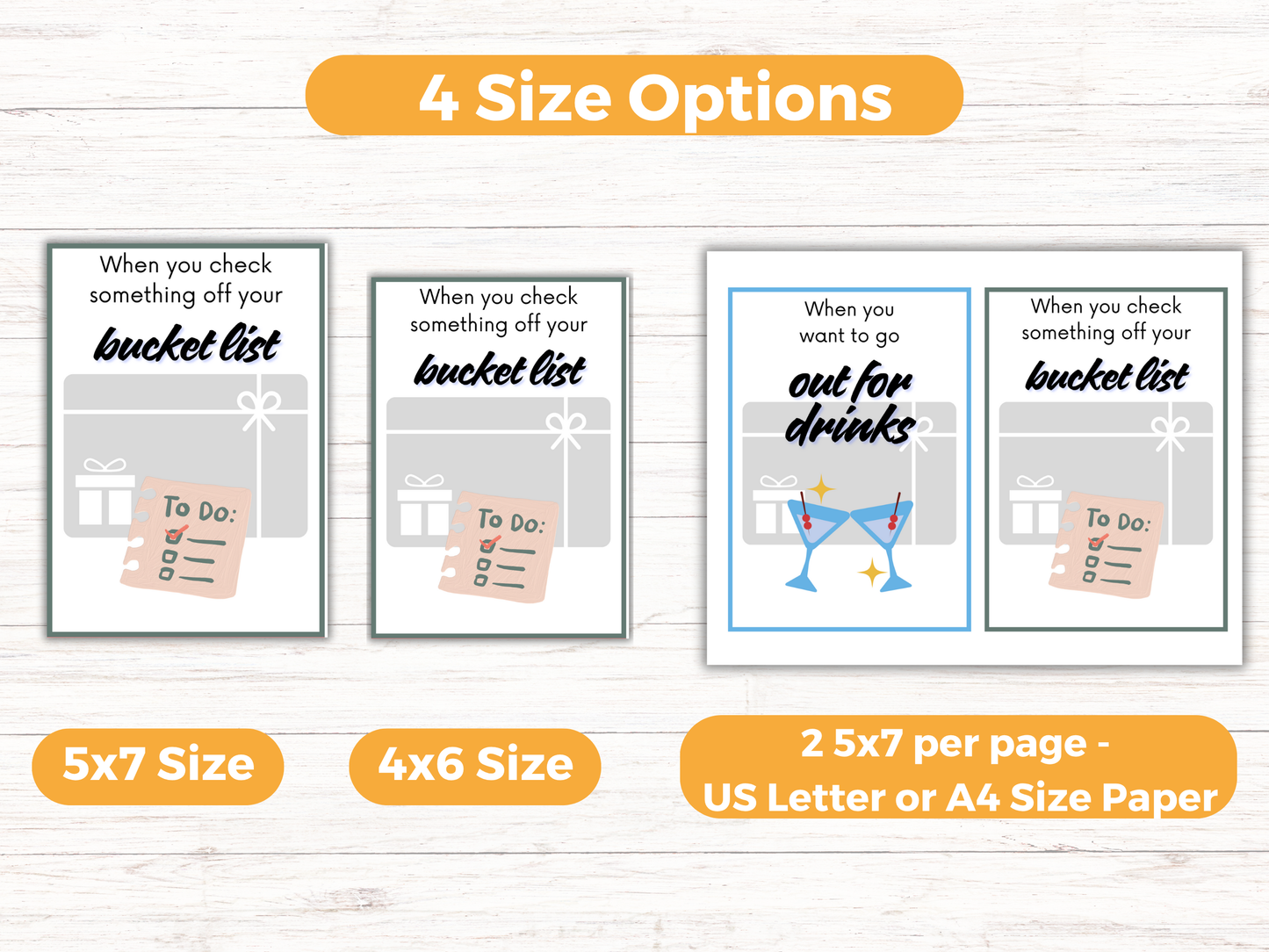 Retirement Gift Card Book Editable or Printable