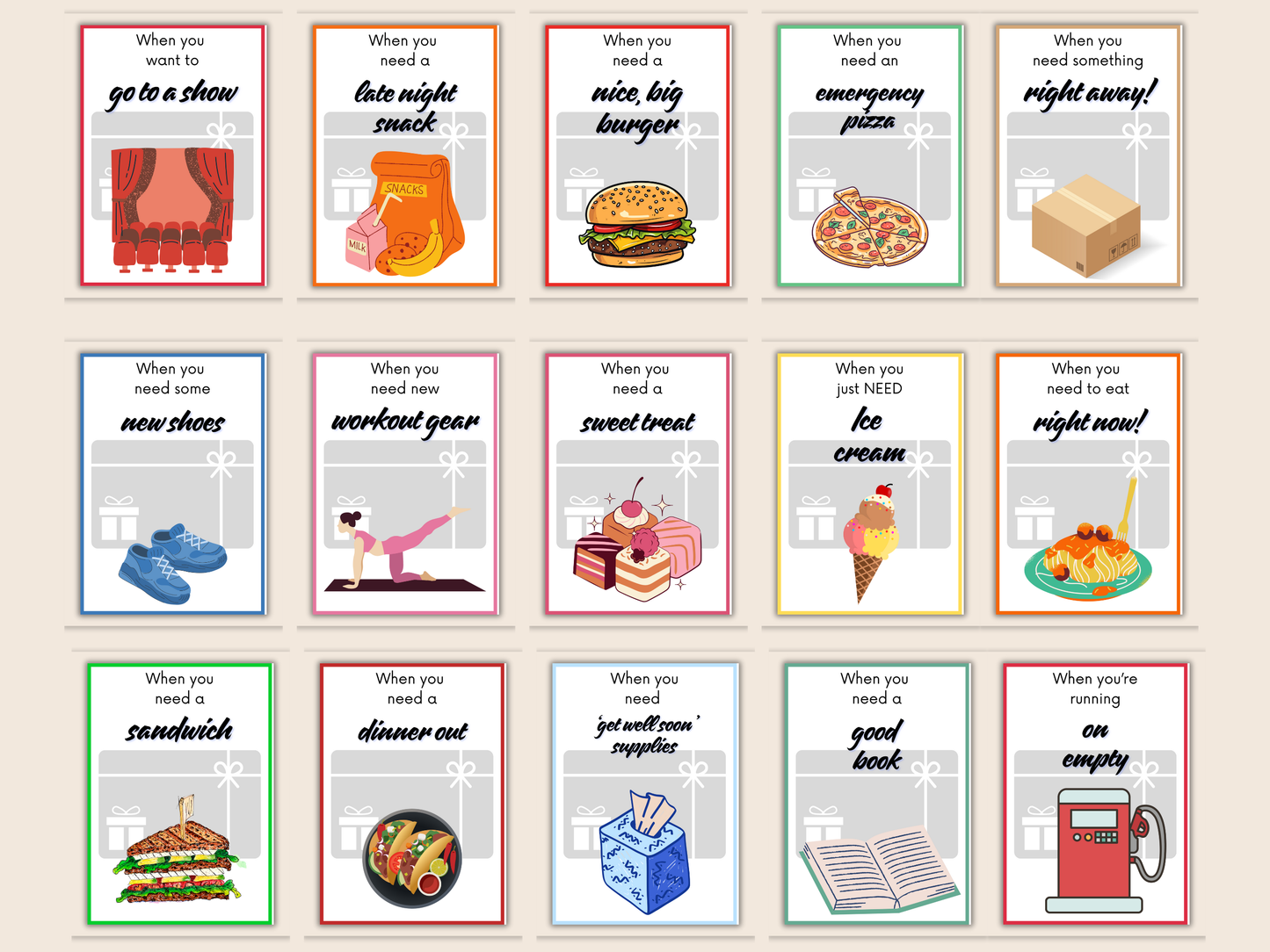 Retirement Gift Card Book Editable or Printable
