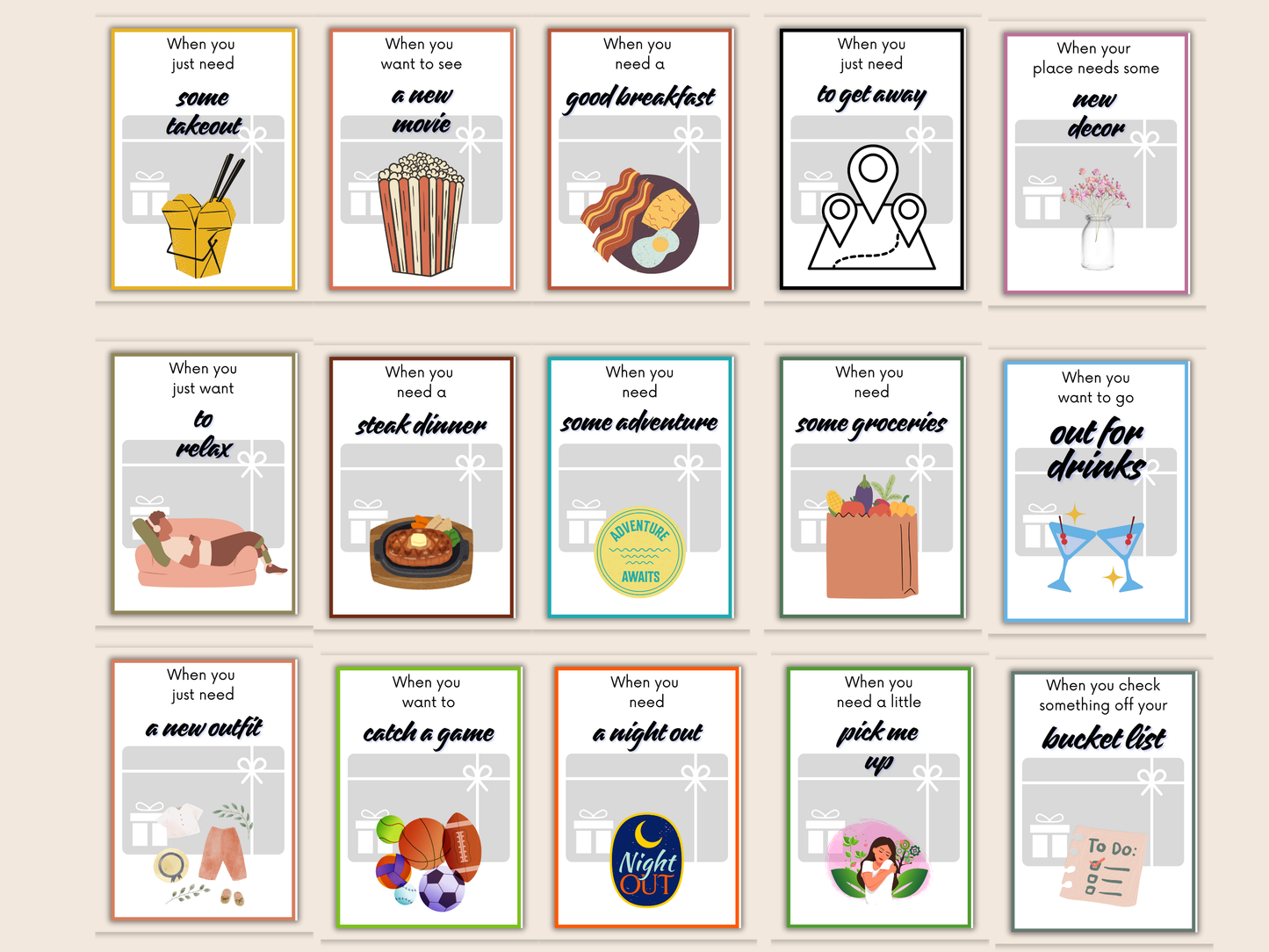 Retirement Gift Card Book Editable or Printable