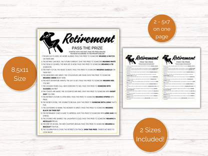Retirement Pass The Prize