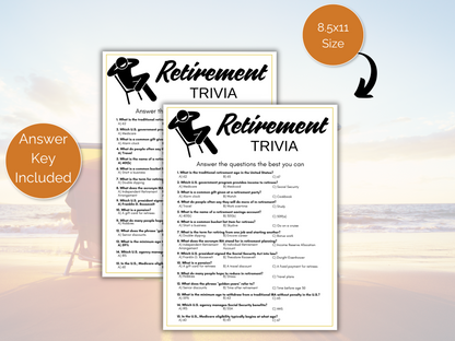 Retirement Trivia Game