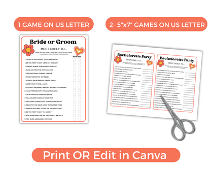 Retro Bachelorette Game Bundle